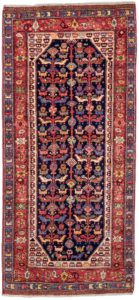 khamseh runner wool rug