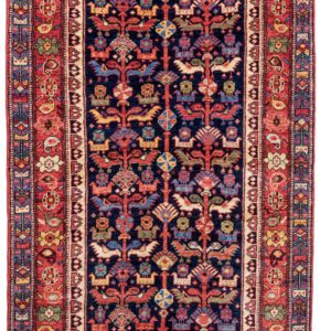 khamseh runner wool rug