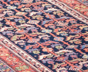 khamseh runner wool rug