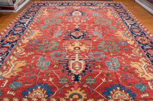 heriz oversized wool rug