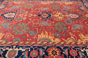 heriz oversized wool rug