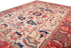 serapi wool rug