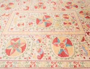 suzani wool rug
