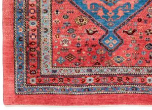qashqai wool square rug
