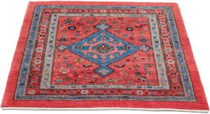 qashqai wool square rug