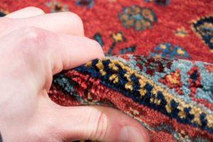 qashqai wool square rug