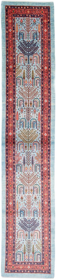 khamsehbaf wool runner rug