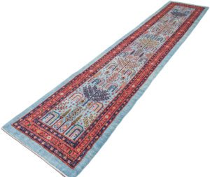 khamsehbaf wool runner rug