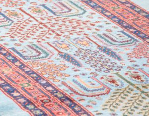 khamsehbaf wool runner rug