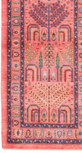khamsehbaf wool runner rug