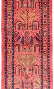 khamsehbaf wool runner rug
