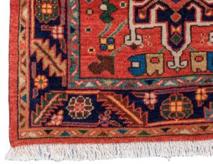 heriz square wool rug