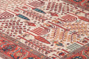persian bidjar trees wool rug