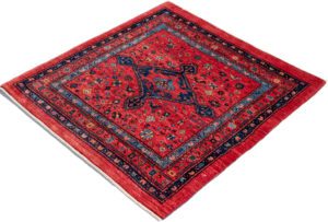 persian qashqai wool square rug