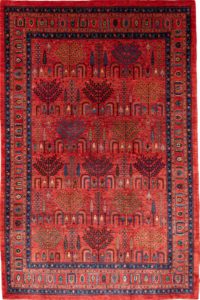 persian khamsehbaf trees wool rug