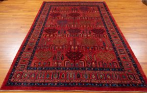 persian khamsehbaf trees wool rug