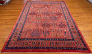 persian khamsehbaf trees wool rug