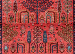 persian khamsehbaf wool rug