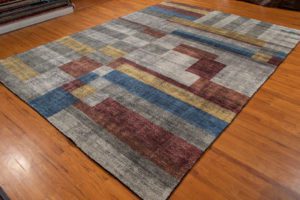 contemporary wool rug