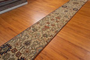 agra wool long runner rug