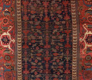 antique bidjar wool runner rug