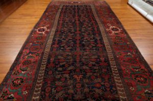 antique bidjar wool runner rug