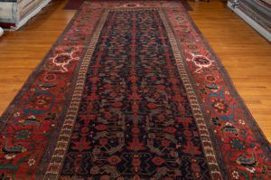 antique bidjar wool runner rug