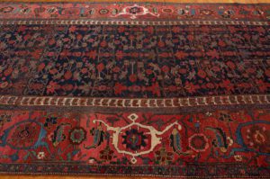 antique bidjar wool runner rug