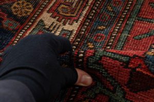 antique bidjar wool runner rug