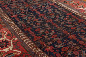 antique bidjar wool runner rug