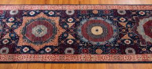 mamluk long runner wool rug