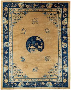 antique peking chinese rug