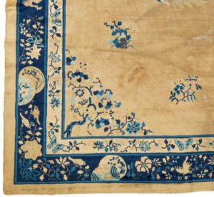 antique peking chinese rug