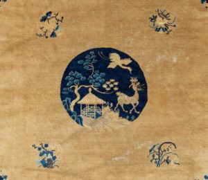 antique peking chinese rug