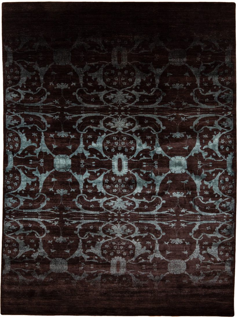 kashkuli wool silk rug