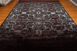 kashkuli wool silk rug