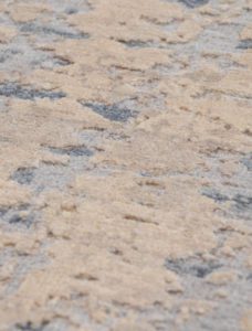 contemporary wool -silk rug