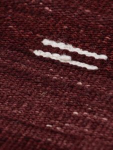 contemporary merino flatweave wool rug