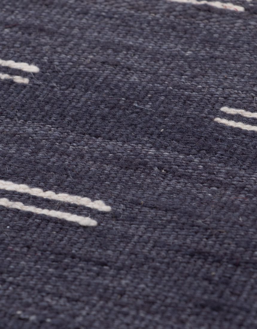 contemporary merino flatweave rug