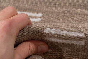 contemporary merino flatweave rug