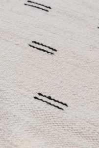 contemporary merino flatweave rug
