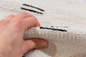 contemporary merino flatweave rug