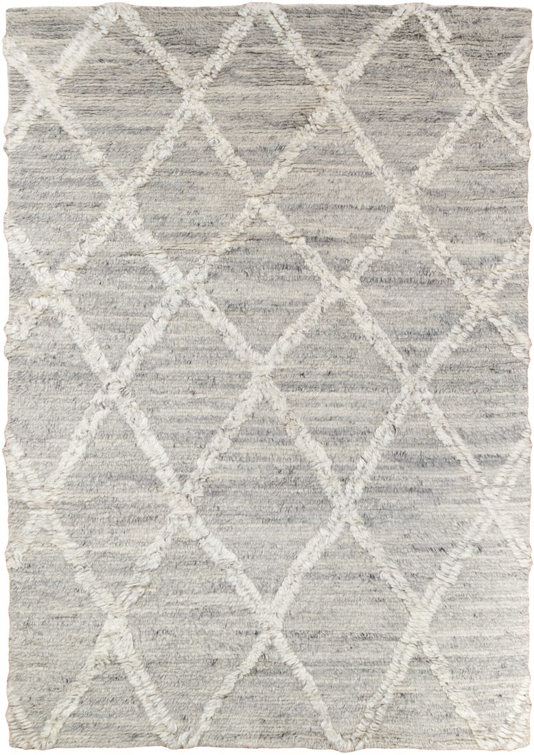 contemporary moroccan wool rug