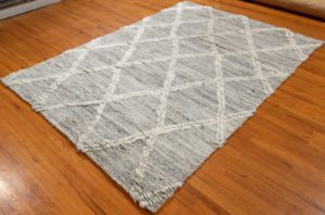 contemporary moroccan wool rug