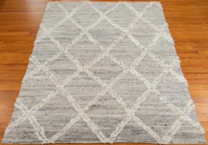 contemporary moroccan wool rug