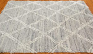 contemporary moroccan wool rug