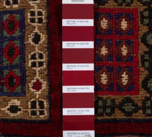 vintage afghan wool rug