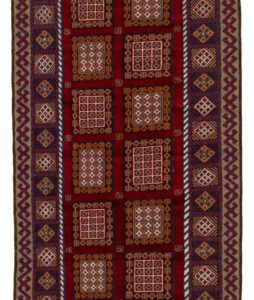 vintage afghan runner rug