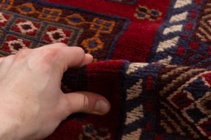 vintage afghan runner rug
