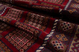 vintage afghan runner rug